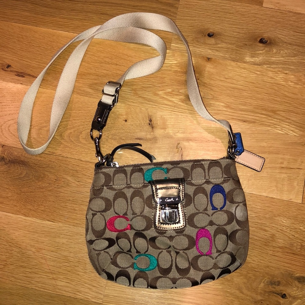 COACH cross body purse